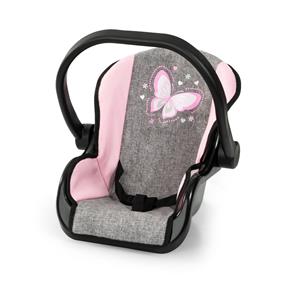 Bayer Design Buggy nukenrattaat Mega Set, harmaa/vaaleanpunainen-10