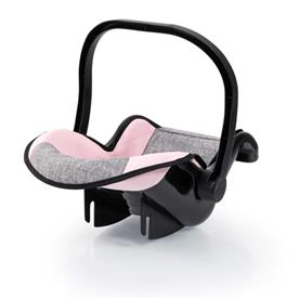 Bayer Design Buggy nukenrattaat Mega Set, harmaa/vaaleanpunainen-11