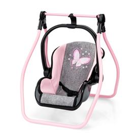 Bayer Design Buggy nukenrattaat Mega Set, harmaa/vaaleanpunainen-3