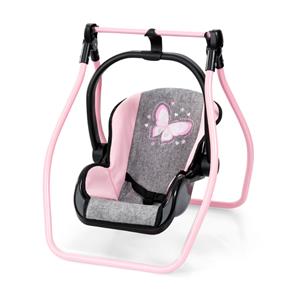 Bayer Design Buggy nukenrattaat Mega Set, harmaa/vaaleanpunainen-3