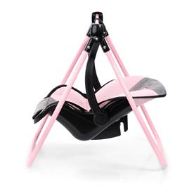 Bayer Design Buggy nukenrattaat Mega Set, harmaa/vaaleanpunainen-8