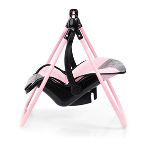 Bayer Design Buggy nukenrattaat Mega Set, harmaa/vaaleanpunainen-8