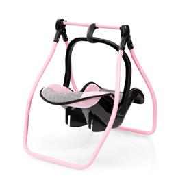 Bayer Design Buggy nukenrattaat Mega Set, harmaa/vaaleanpunainen-9