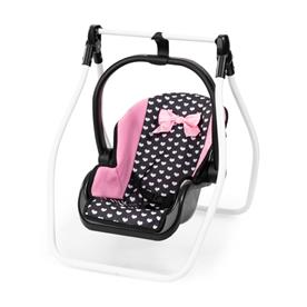 Bayer Design Buggy nukenrattaat Mega Set, musta/vaaleanpunainen-4