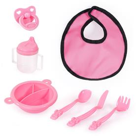 Bayer Design Buggy nukenrattaat Mega Set, vaaleanpunaiset sydämet-13