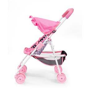 Bayer Design Buggy Nukke sateenvarjorattaat, vaaleanpunaiset sydämet-8