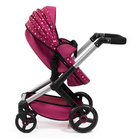 Bayer Design Combi Nukenvaunut XEO deluxe Set, tummanpinkki-8