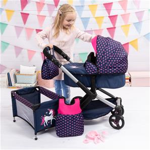 Bayer Design Combi Nukenvaunut XEO deluxe Set, tummansininen-4