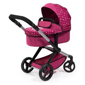 Bayer Design Combi Nukenvaunut XEO, tummanpinkki-11