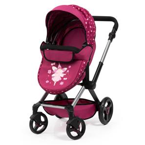 Bayer Design Combi Nukenvaunut XEO, tummanpinkki-14