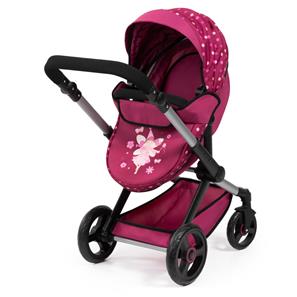 Bayer Design Combi Nukenvaunut XEO, tummanpinkki-5