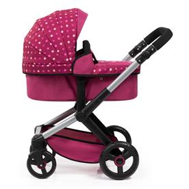 Bayer Design Combi Nukenvaunut XEO, tummanpinkki-9