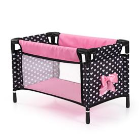 Bayer Design Combi nukkevaunut XEO deluxe, musta/vaaleanpunainen-7