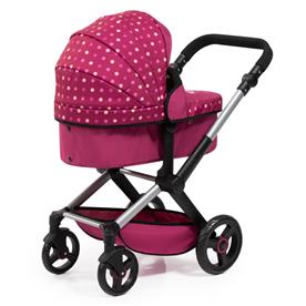 Bayer Design Combi Nukkevaunut XEO, tummanpunainen-12