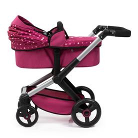 Bayer Design Combi Nukkevaunut XEO, tummanpunainen-6