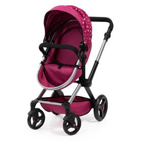 Bayer Design Combi Nukkevaunut XEO, tummanpunainen-7