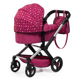 Bayer Design Combi Nukkevaunut XEO, tummanpunainen-8