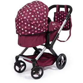 Bayer Design Combi Nukkevaunut XEO, tummanpunainen-10