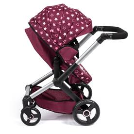 Bayer Design Combi Nukkevaunut XEO, tummanpunainen-12