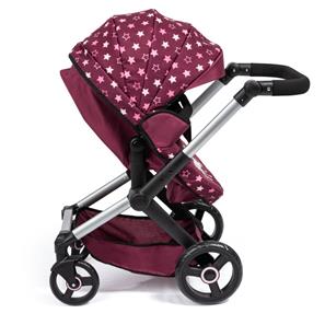 Bayer Design Combi Nukkevaunut XEO, tummanpunainen-12