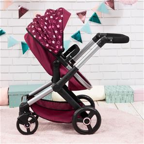 Bayer Design Combi Nukkevaunut XEO, tummanpunainen-5