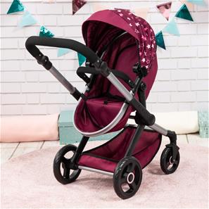 Bayer Design Combi Nukkevaunut XEO, tummanpunainen-6