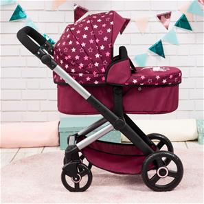 Bayer Design Combi Nukkevaunut XEO, tummanpunainen-7