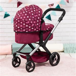 Bayer Design Combi Nukkevaunut XEO, tummanpunainen-8