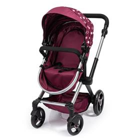 Bayer Design Combi Nukkevaunut XEO, tummanpunainen-9