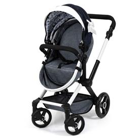 Bayer Design Combi Nukkevaunut, XEO, tummansininen-11