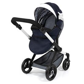 Bayer Design Combi Nukkevaunut, XEO, tummansininen-13