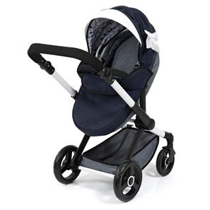 Bayer Design Combi Nukkevaunut, XEO, tummansininen-13