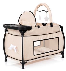 Bayer Design Cozy nukkesänky lisävarusteineen, beige