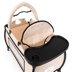 Bayer Design Cozy nukkesänky lisävarusteineen, beige-2