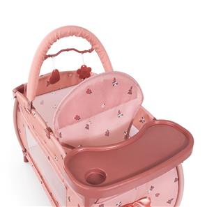 Bayer Design Cozy nukkesänky lisävarusteineen, punertava-7
