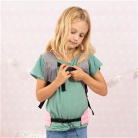 Bayer Design Deluxe Nuken kantoreppu, harmaa/vaaleanpunainen-4