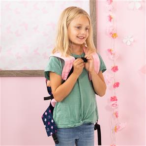 Bayer Design Deluxe Nuken kantoreppu, sininen/vaaleanpunainen-6