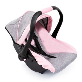 Bayer Design Deluxe Nuken turvaistuin, vaaleanpunainen/harmaa-5