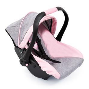 Bayer Design Deluxe Nuken turvaistuin, vaaleanpunainen/harmaa-5