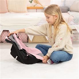 Bayer Design Deluxe Nuken turvaistuin, vaaleanpunainen/harmaa-8