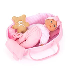 Bayer Design Doll -nukkesetti, nukke (28 cm) ja kantosänky-2