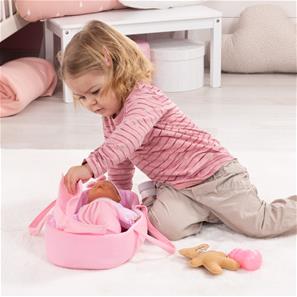 Bayer Design Doll -nukkesetti, nukke (28 cm) ja kantosänky-5