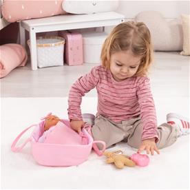 Bayer Design Doll -nukkesetti, nukke (28 cm) ja kantosänky-8