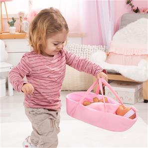 Bayer Design Doll -nukkesetti, nukke (28 cm) ja kantosänky-9