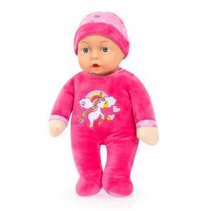 Bayer Design Ensimmäinen vauvanukkeni, äänet (30cm), tumman vaaleanpunainen-2