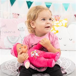 Bayer Design Ensimmäinen vauvanukkeni, äänet (30cm), tumman vaaleanpunainen-5