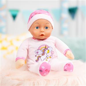 Bayer Design Ensimmäinen vauvanukkeni, äänet (30cm), vaaleanpunainen-3