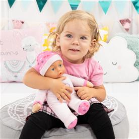 Bayer Design Ensimmäinen vauvanukkeni, äänet (30cm), vaaleanpunainen-5