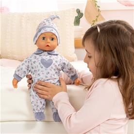 Bayer Design First Words vauvanukke 38 cm, sininen-7