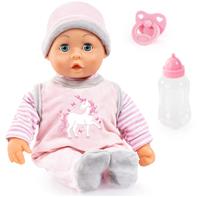 Bayer Design First Words vauvanukke 38 cm, vaaleanpunainen